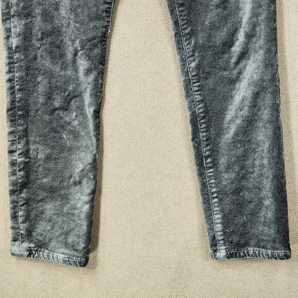 Citizens of Humanity Olivia Velvet Jeans 24 Women Blue High Rise Slim Ankle USA - Picture 8 of 11